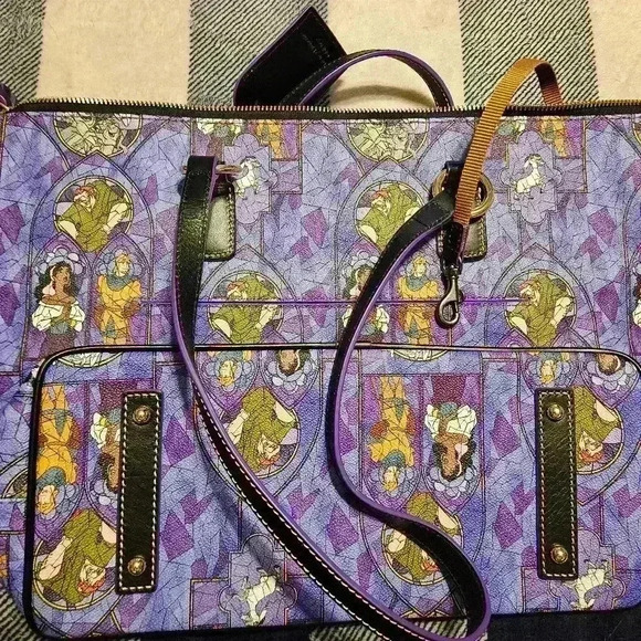 NWOT Dooney & Bourke Disney 25th Anniversary Hunchback Of Norte Dame Tote Purse - Picture 11 of 15